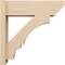 Ekena Millwork 8-in W x 26-in D x 26-in H Balboa Slat Rough Cedar Woodgrain TimberThane Outlooker, Primed Tan OUTUR080X26X26BOA24RCPR - alternate 2